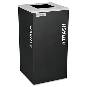 Ex-Cell Kaleidoscope Collection Trash Receptacle, 24 Gal, Black freeshipping - TVN Wholesale